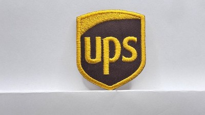 UPS  NEW  EMBROIDERED  IRON ON NAME PATCH TAG DIFFERENT STYLES