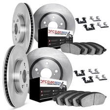 Dynamic Friction Company 6614-11289 Rotors With 5000 Euro Ceramic Brake Pads