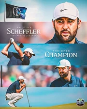 Scottie Scheffler The Open Tournament Champion Poster 11 X 17” PGA Open Champion