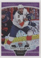 2019-20 O-Pee-Chee Platinum Violet Pixels 25/399 Aaron Ekblad #118 f1h