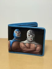 Lucha Libre México! Exquisitely Handcrafted Genuine Leather Wallet Model 001