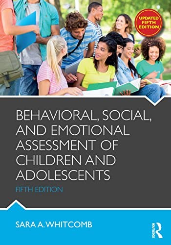 Behavioral Social and Emotional Assessment of  by Sara Whitcomb PAPERBACK - Image 4