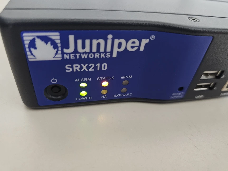 Juniper Networks SRX210HE2-POE Firewall VPN Gateway Security 54V No Adapter - Image 2 of 4