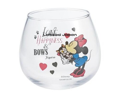 Sun Art Disney Minnie Mouse Figaro Swaying Tumbler Glass Approx. 290ml Pinocchio