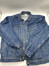 Vintage Wrangler Men  s Rugged Wear Denim Trucker Jacket RJK30AN Size XLT
