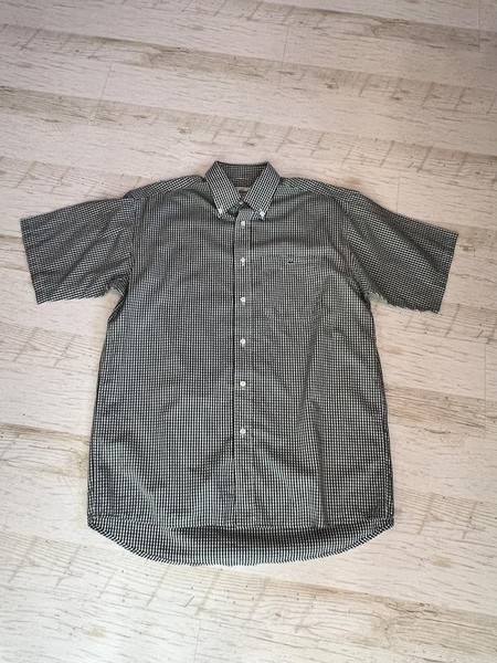 Men Lacoste Shirt Green Cotton 38 / M / 46