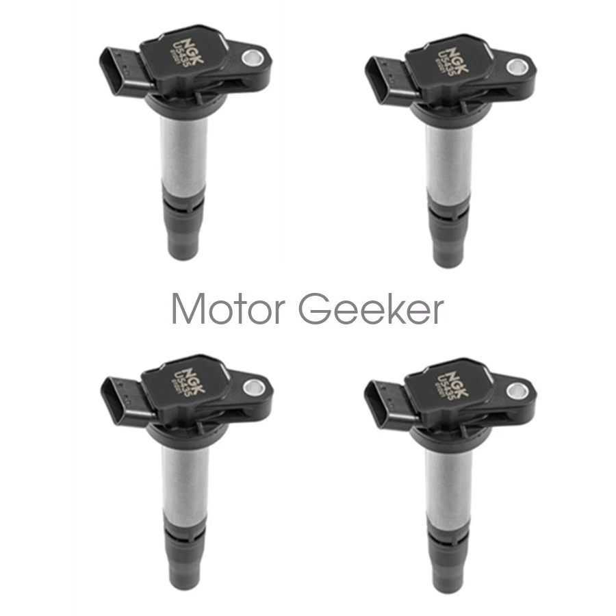 4 pcs NGK OEM U5435 Ignition Coils For TOYOTA RAV4 Highlander Corolla 4Runner Foto 4 de 4