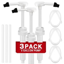 3 Pack 1 Oz Pump for Large Gallon Bucket, 5 Gallon Pump Dispenser 38-400, anti D