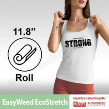 Siser Heat Transfer Vinyl EasyWeed EcoStretch 12" Roll (Iron on) Length Options