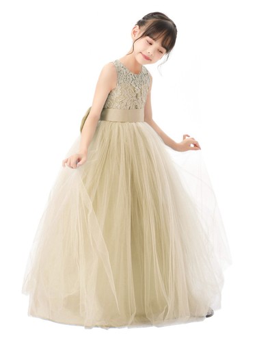 A-Line Flower Girl Dress Special Occasion Dress Birthday Party Dress Ball Gown - Picture 37 of 45