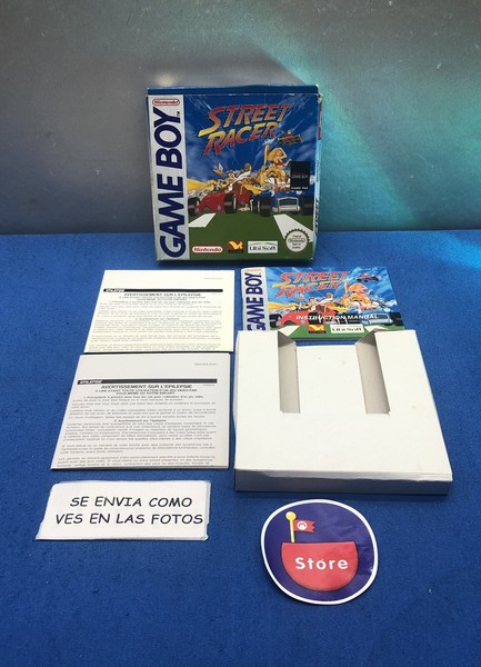 CAJA JUEGO NINTENDO GAME BOY STREET RACER PAL ESP
