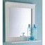 Large White Antique Ornate Wall Mirror Shabby Chic Pretty Vanity Hallway Bedroom