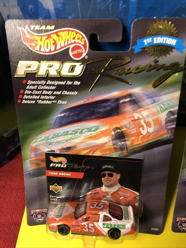 Vintage 1998 Hot Wheels Pro Racing Todd Bodine NASCAR #35 Team Tobasco Lot Of 3 - Picture 2 of 5