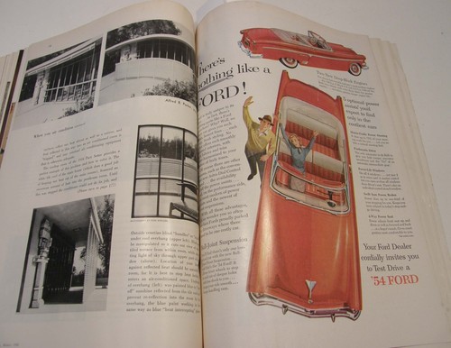 MARCH 1954 HOUSE BEAUTIFUL MCM DECORATE WITH WALLPAPAER - Picture 16 of 21