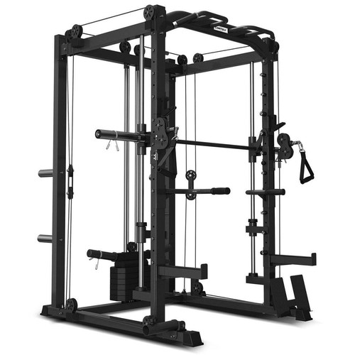 NNEDSZ SM-20 6-in-1 Power Rack with Smith & Cable Machine - Picture 7 of 7