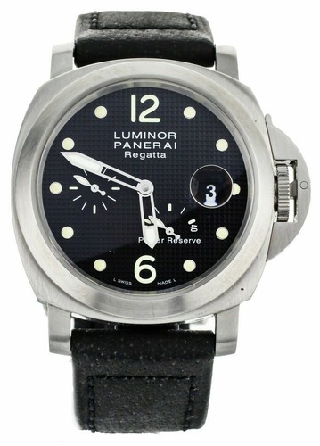 PANERAI LUMINOR REGATTA CLASSIC YACHT CHALLENGE HOBNAIL BLACK DIAL 44MM PAM00222