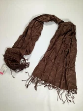 Womens Studio Thirty Six Brown Scarf NEW! NWT