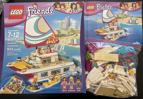 LEGO 41317 Lego Friends: Sunshine Catamaran 99.9% Complete + Box + Manual