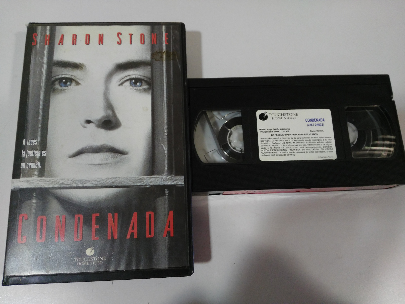 Condemned Sharon Stone Bruce Beresford VHS Tape Castellano