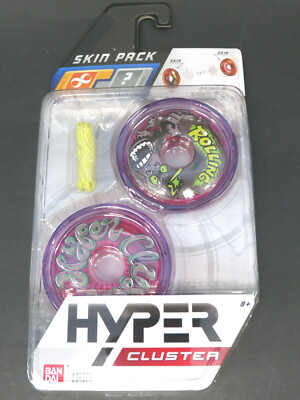 Hyper Cluster Yo-Yo Skin Pack, Rolling Stamina Build and Customize Ban Dai New!