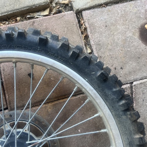 84 HONDA CR 125 CR125 CR 125R OEM FRONT WHEEL FRONT RIM 44601-KA3-730ZA - Picture 9 of 11