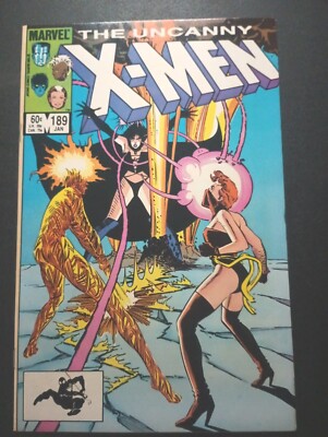 The Uncanny X-Men #189  Magma+Rachel Summers Vs Selene VF/NM Cond Marvel 1985