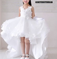 Vestito Bambina 2-15 Anni Cerimonia Comunione Girl Party Princess Dress CDR062