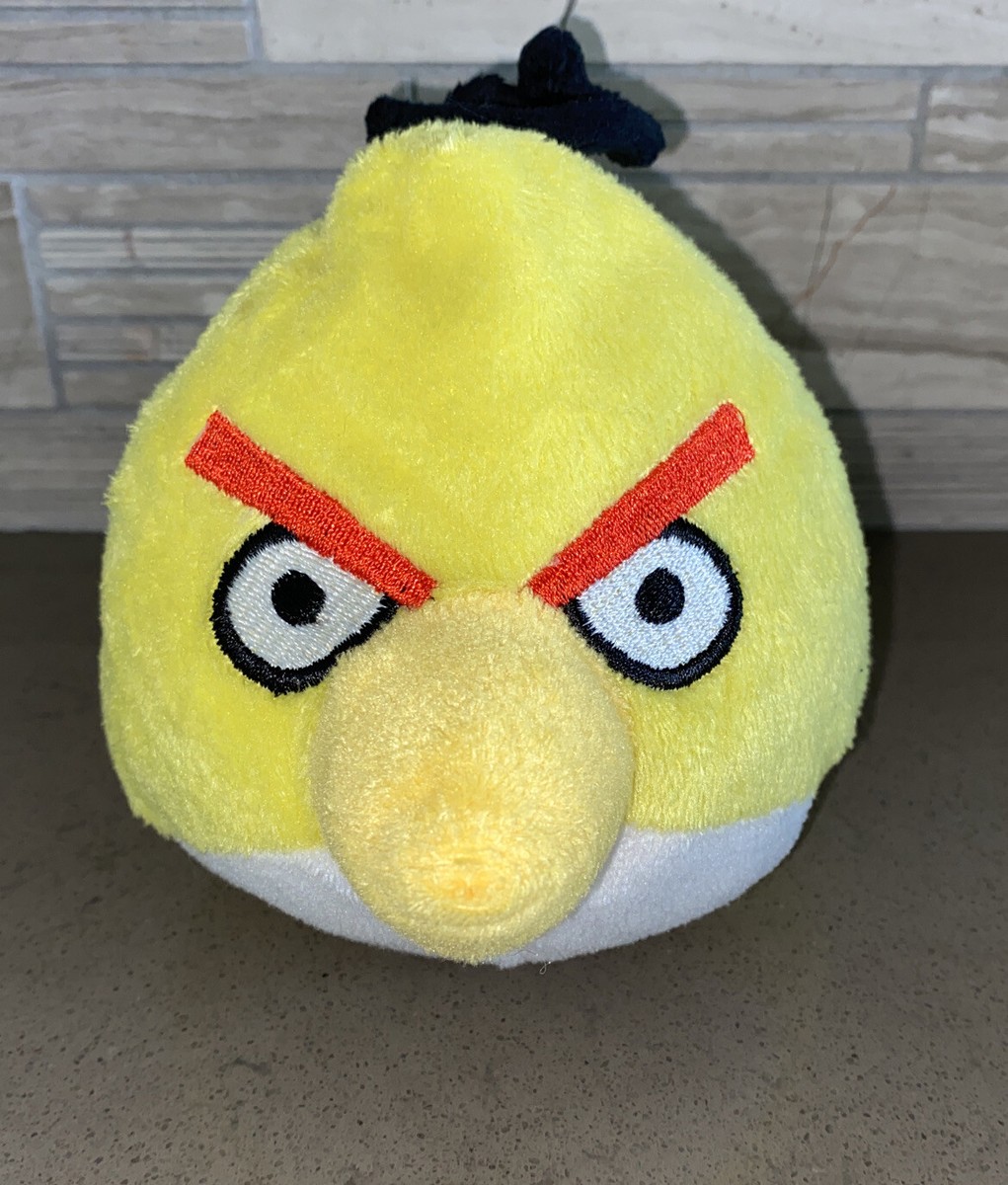 Angry Birds Plush Yellow Chuck Stuffed Animal Gamer Toy By Hartz