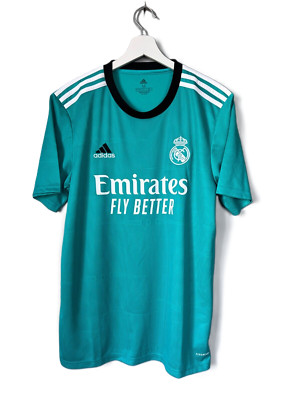 adidas Real Madrid シャツ Mサイズ 水色