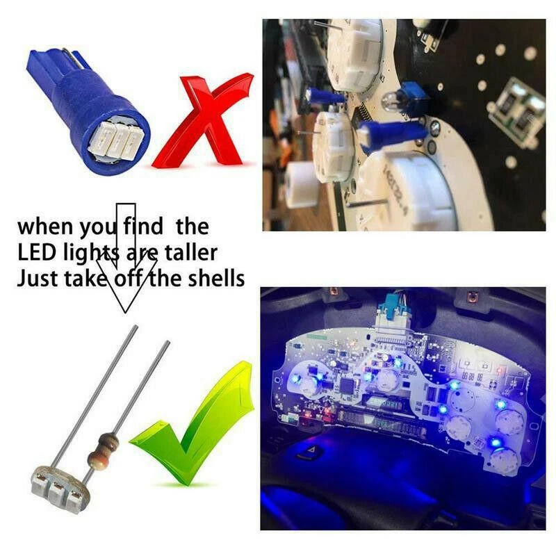 Gauge Instrument Soldering Iron Cluster Repair Kit Stepper Motor 168 Tool +Bulb - Image 2 of 4
