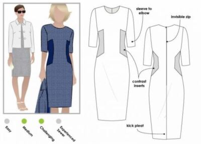Style Arc Schnittmuster Renae Kleid Größen 18-30