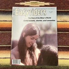 Easyriders Magazine july 1978 david mann centerfold chopper women vintage motorc