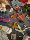 Vintage Toys, Game Pieces, Junk Drawer Lot 1930s To Now Antiques Crafters Fun! — photo 7