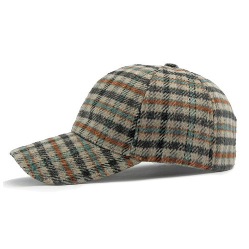 Herren Retro Karo Karo Freizeit Baseball Kappe Verstellbar Trucker Sonnenhut Sport Neu - Bild 7 von 27