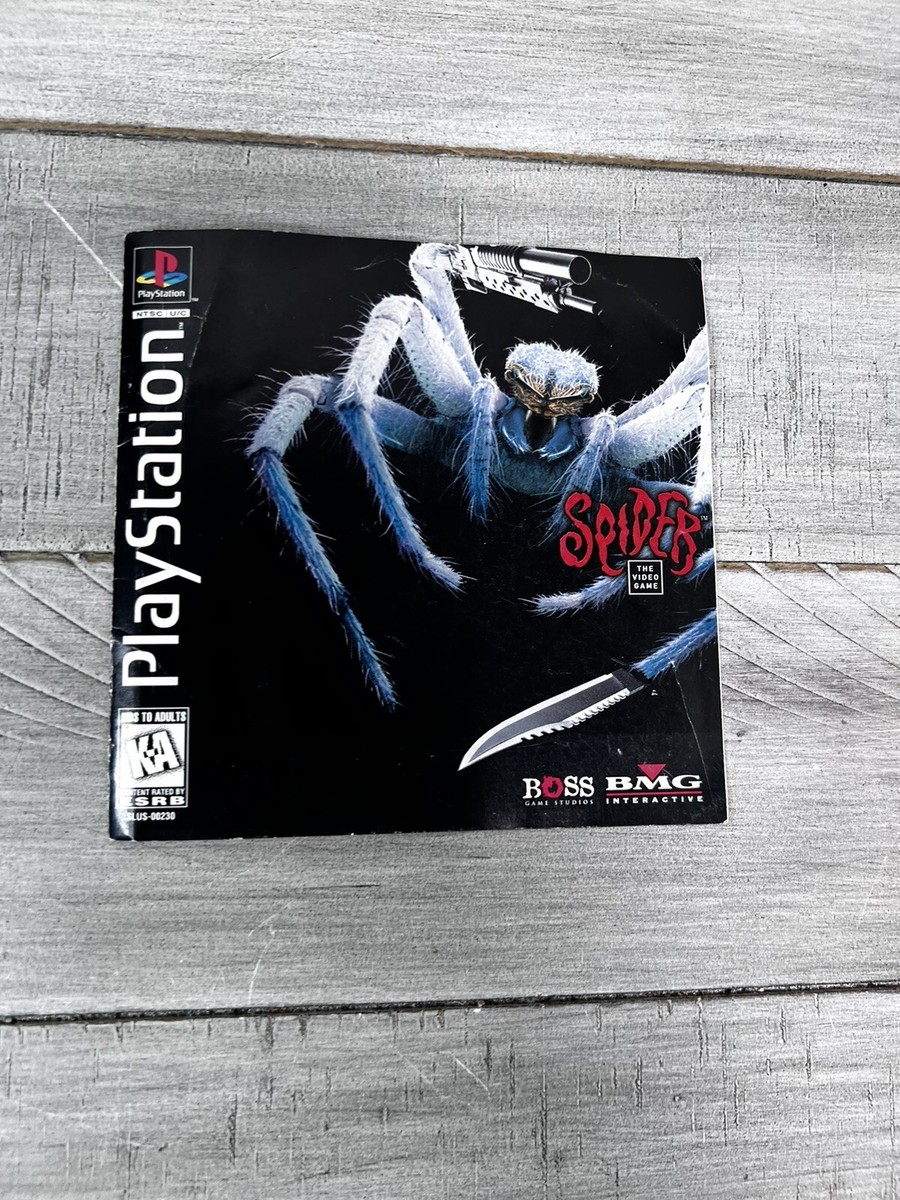 Spider the Video Game PS1 (Sony PlayStation 1, 1996) Cover Case