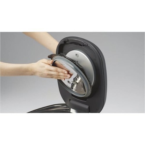 TIGER JRX-T100-KT Earthen Pot Pressure IH Type 5.5 Cups BLACK AC100V New From JP - Picture 12 of 24
