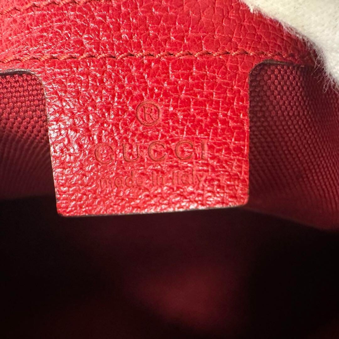 GUCCI Drawstring Backpack Knapsack Handbag Bag St… - image 18