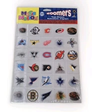 1997 Pinnacle - Zoomers Magic Motion 30 NHL Team Vtg Logo Stickers NEW, SEALED