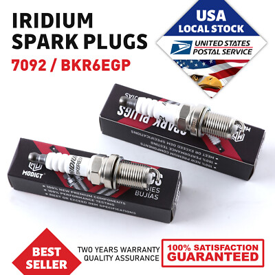 Fit NGK Iridium Spark Plugs BKR6EGP Set of 6 for Subaru Outback 2.5L 2000-2010