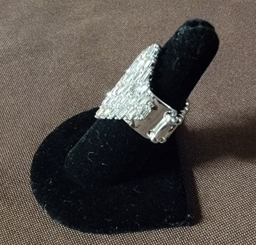 Hive Hustle White Paparazzi Ring - Picture 2 of 4