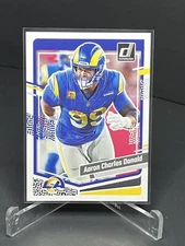 AARON DONALD ~2023 DONRUSS SSP FULL NAME VARIATION #162 ~RAMS ~LOOK!