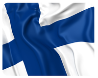 Mousepad Finnland Flagge 24X19 Fahne Mauspad Unterlage
