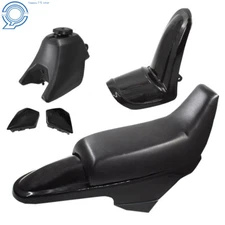 Plastic Fender Body Seat Gas Tank Kit for Yamaha PW50 PY50 Black