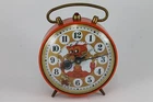 Vintage Russian JANTAR Mouse Animated Alarm Clock 1960's RARE