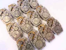 Watch Parts Vintage Mechanisms 12 pc. Steampunk Gear Movements Zvezda