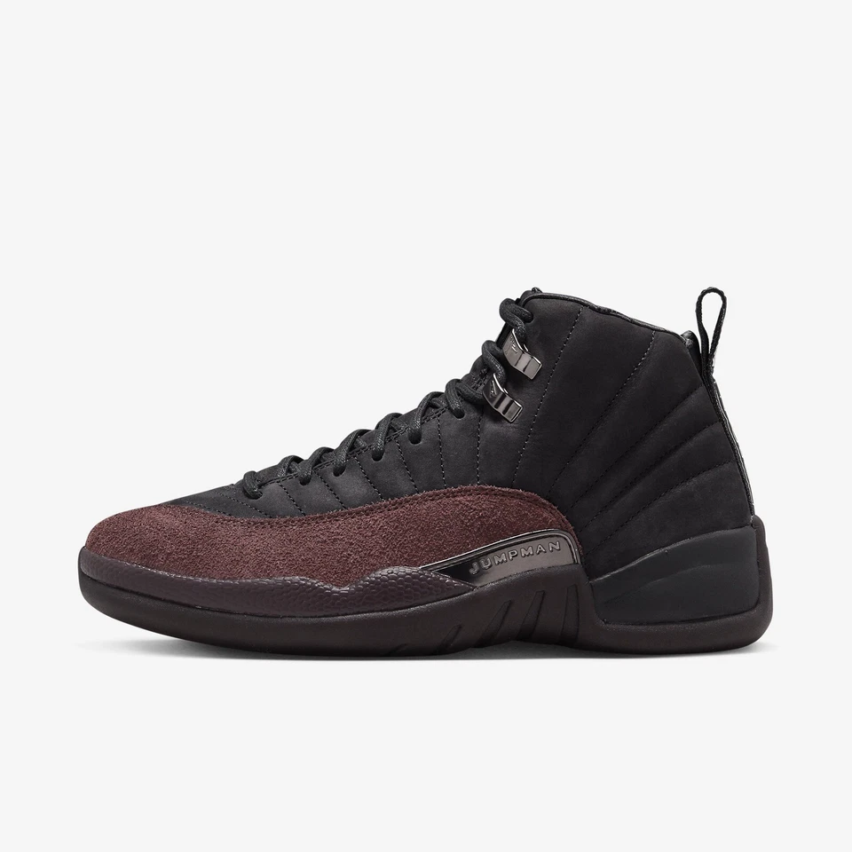 Wmns Air Jordan x A Ma Maniére 12 Retro SP “Black/Burgundy Crush” Size 5.5W/4M ✅ - Image 2 of 4