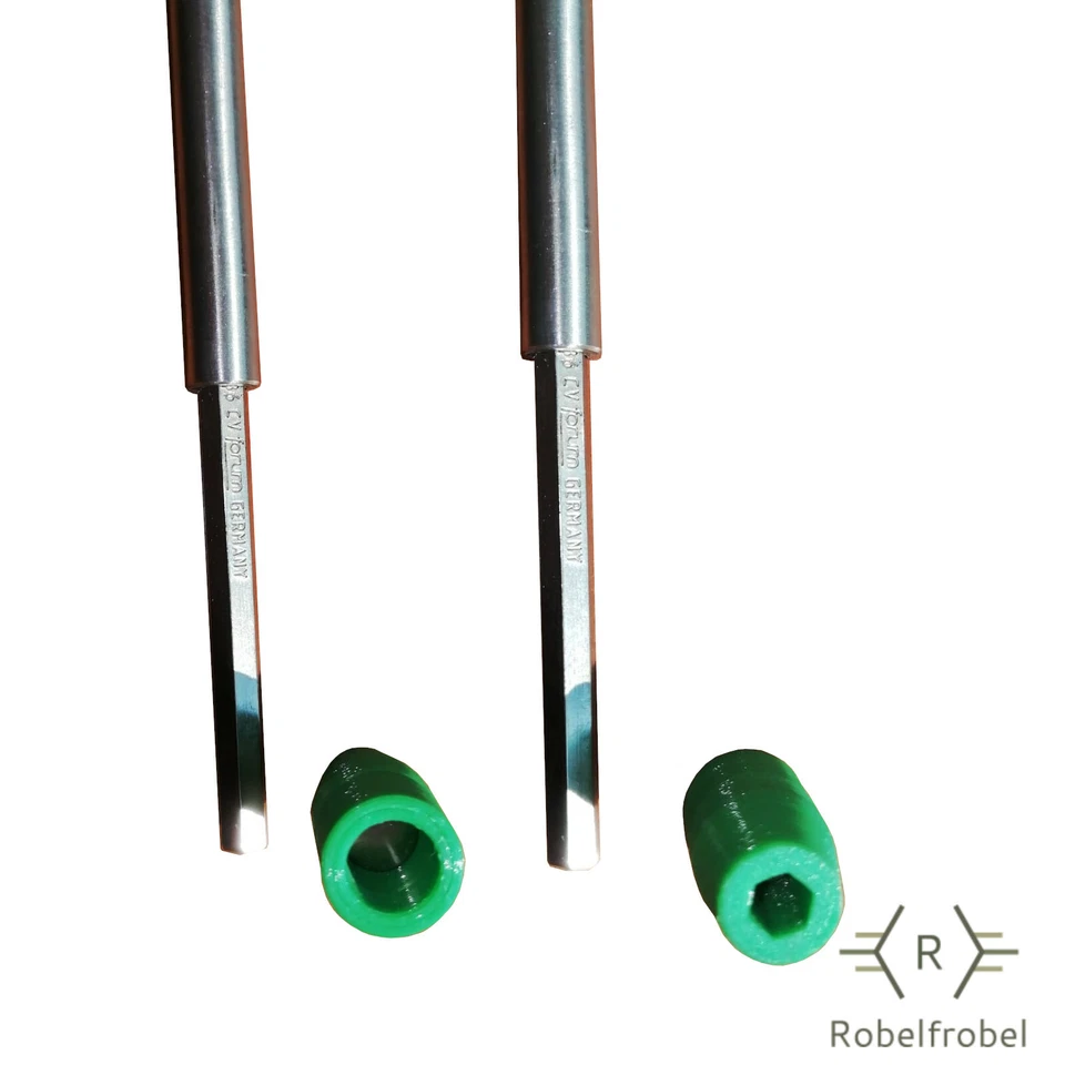 2x T-Schlüssel inkl. Konnektorzieher "Robelfrobel" Profi-Werkzeug für USM Haller - Bild 3 von 4