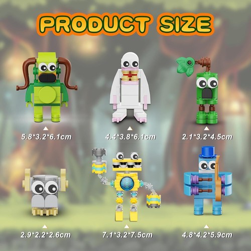 MOC My Singing Monster Chorus Building Blocks Kids Educational Games Toys Bricks - Bild 3 von 7