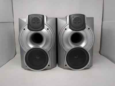 Vintage Pair (2) Aiwa SX-WNA888 Bi-Amp Speakers - TESTED Built In