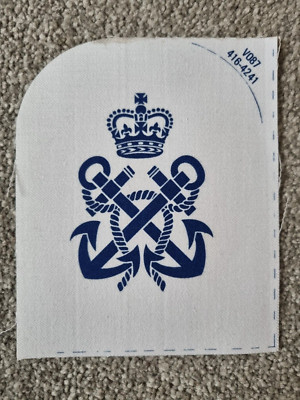 Royal Navy, Petty Officer Regulating Badge/Patch - Post 1952 gedruckt